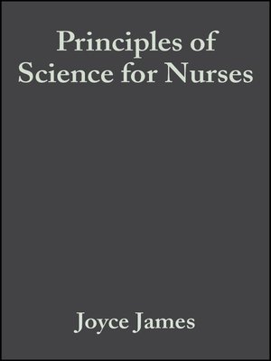 cover image of Principles of Science for Nurses